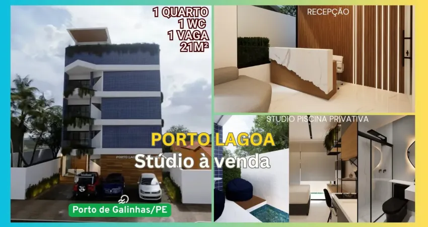 Apartamento/studio à venda em porto de galinhas-ipojuca/pe