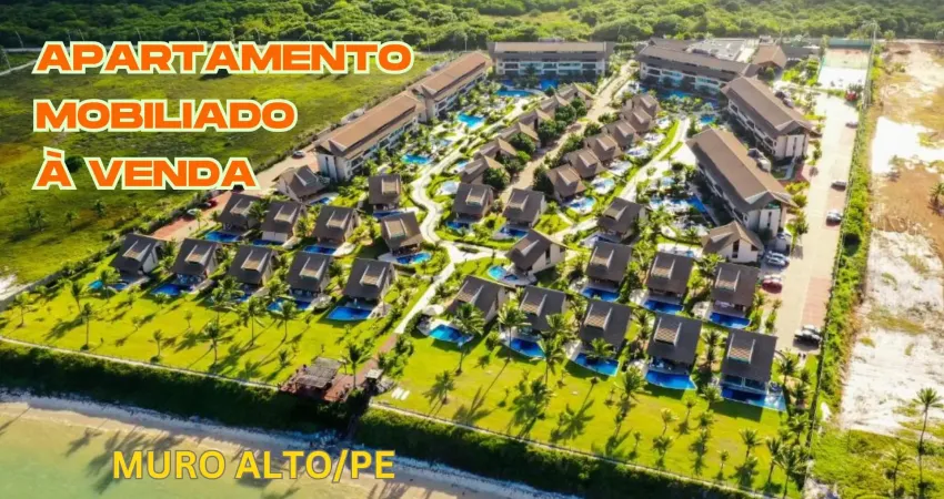Apartamento mobiliado à venda no nui supreme beach living em muro alto/pe