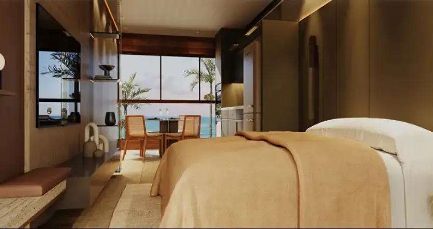 Apartamento a 50 metros do mar na praia de campas | flats nascente com alto potencial de valorização