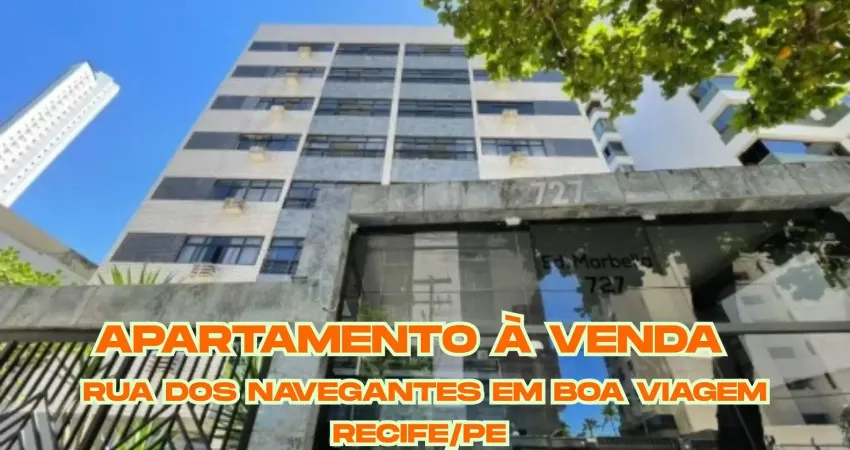 Apartamento à venda na rua dos navegantes em boa viagem-recife/pe