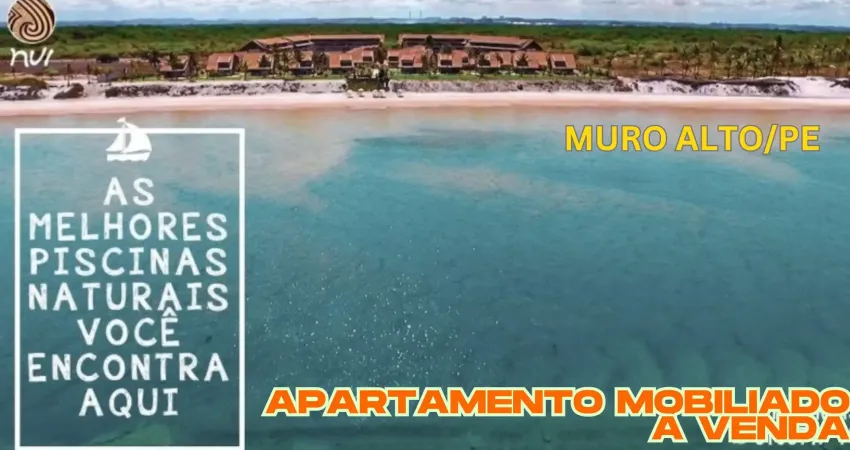 Apartamento mobiliado à venda no nui supreme beach living na praia de muro alto/pe