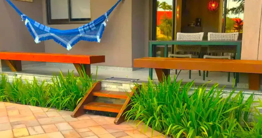 Apartamento térreo à venda – condomínio oka, muro alto- mobiliado