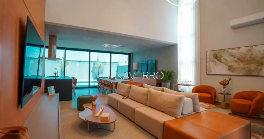 Casa mobiliada com 4 suítes à venda, 363 m² por r$ 4.190.000 - alphaville nova esplanada - votorantim/sp