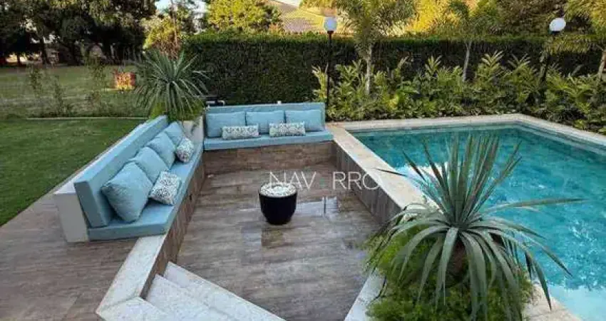 Casa com 4 dormitórios à venda, 486 m² por r$ 5.900.000,00 - lago azul condomínio e golfe clube - araçoiaba da serra/sp