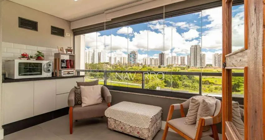 Apartamento mobiliado com 3 dormitórios, 111 m² - venda por r$ 1.300.000 ou aluguel por r$ 8.725/mês - parque campolim - sorocaba/sp