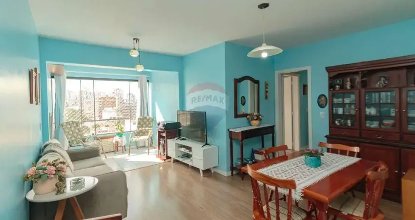 Moderno e aconchegante: apartamento de 84m² com suíte, sacada com lareira e vaga coberta!