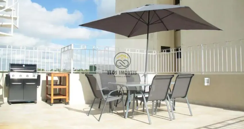 Apartamento cobertura para locação e venda no edifício roma vinhedo sp