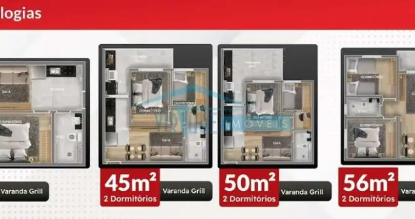 Apartamento em condomínio para venda no bairro aricanduva, 2 dorm, 1 vagas, 45 m