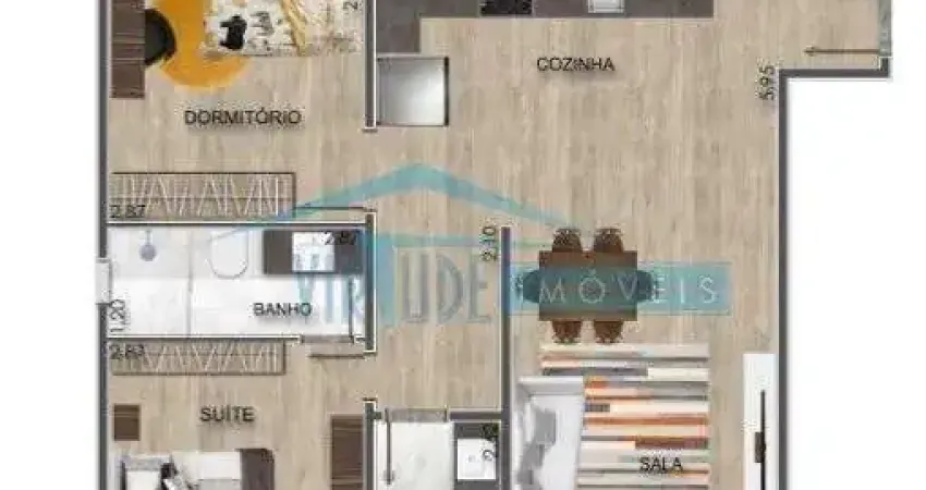 Apartamento em condomínio para venda no bairro vila carrão, 2 dorm, 1 suíte, 1 vaga, 83 m