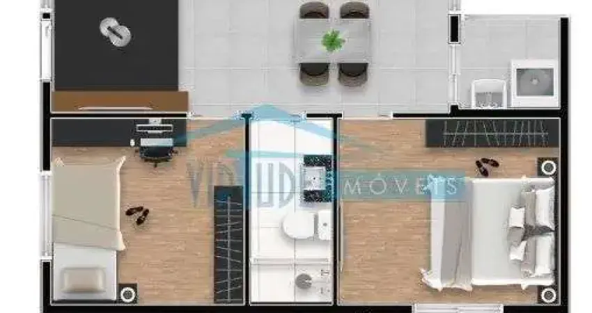 Apartamento em condomínio para venda no bairro patriarca, 2 dorm, 1 vagas, 41 m