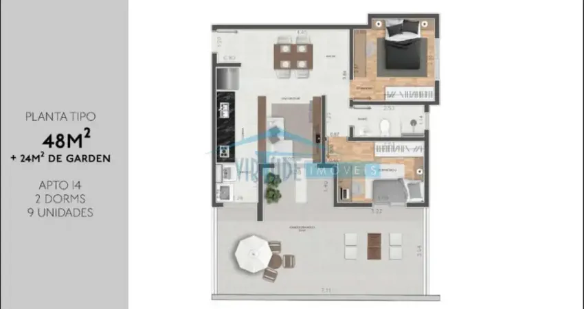 Apartamento em condomínio para venda no bairro vila formosa, 2 dorm, 1 vagas, 51 m