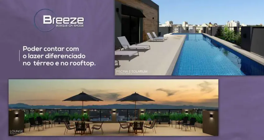 Apartamento de 2 dormitórios com suite e vaga em condominio com lazer