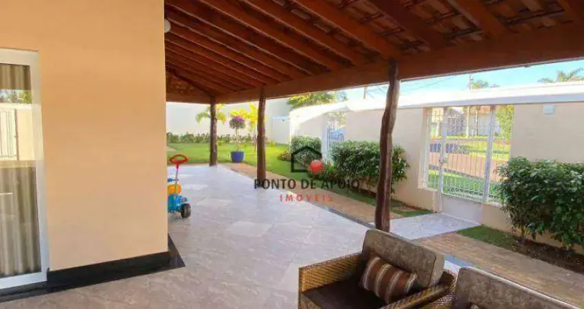 Casa com 4 dormitórios à venda, 321 m² por r$ 2.200.000,00 - residencial mário de almeida franco - uberaba/mg