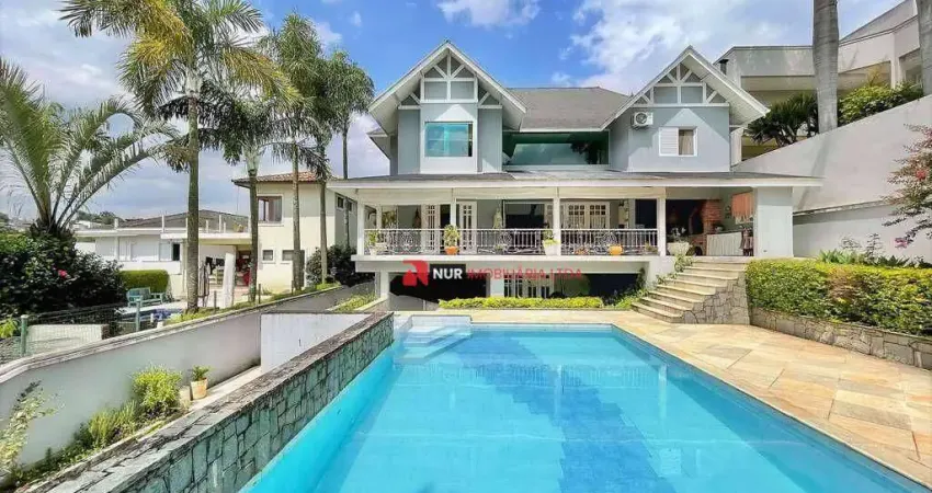 Casa com 4 dormitórios à venda, 632 m² por r$ 2.790.000,00 - são paulo ii - cotia/sp