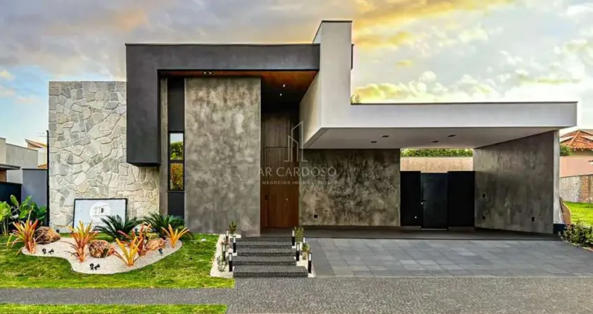 Casa em condomínio à venda, parque residencial damha, araraquara - sp