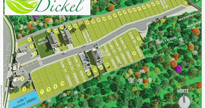 Terreno em condomínio fechado à venda na Rua Walace Landal, 220, Santa Cândida, Curitiba