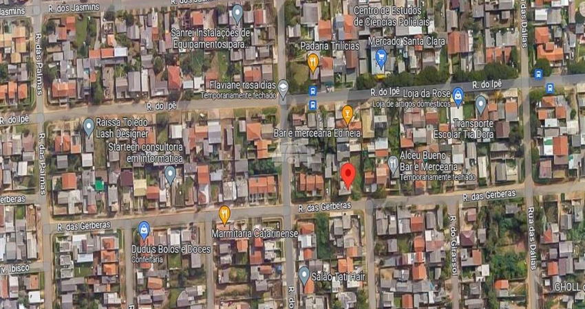 Terreno à venda na Rua das Gérberas, Monte Castelo, Colombo