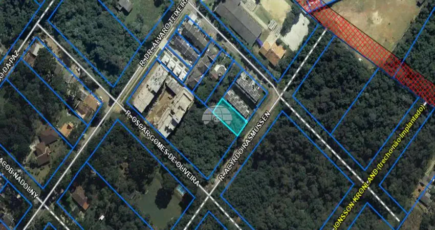 Terreno à venda na Rua Acyrdo Rasmussen, 421, Santa Cândida, Curitiba