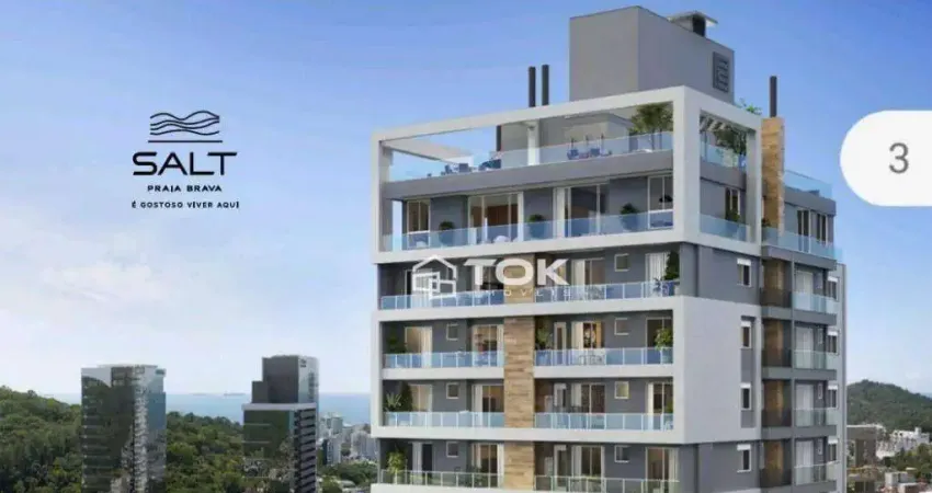 Apartamento 1 Suíte + 2 Dormitórios,2 vagas Praia brava, Itajaí, SC>