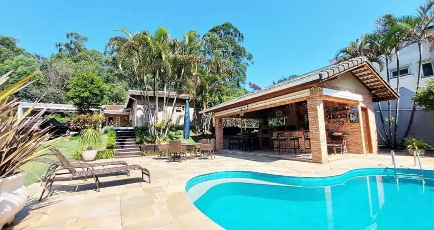 Casa à venda em cotia, paisagem casa grande, com 4 suítes, com 322 m², condomínio palos verdes