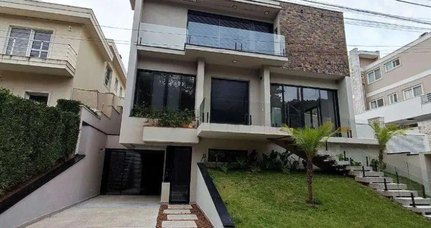 Casa à venda em santana de parnaíba, alphaville, com 4 suítes, com 440 m², residencial alphasitio