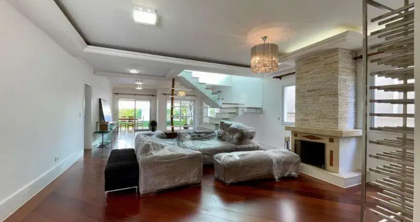 Casa para alugar em santana de parnaíba, alphaville, com 4 suítes, com 320 m², residencial quatro