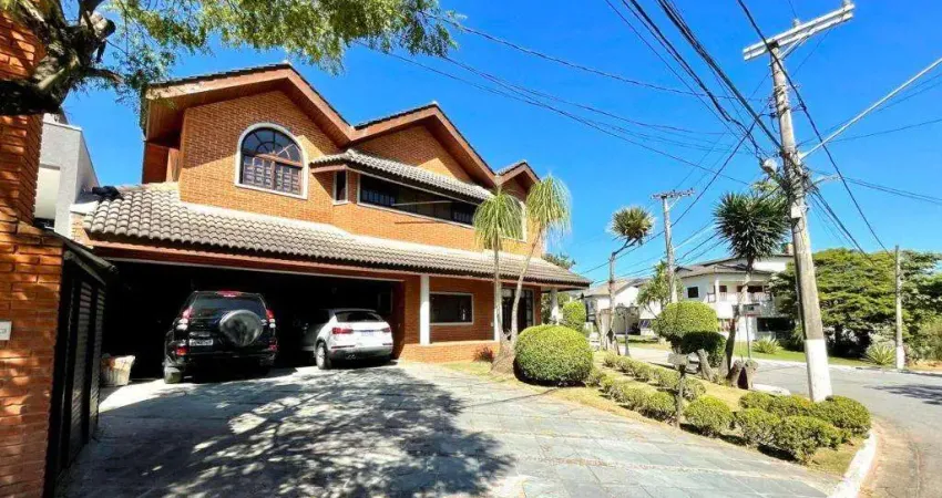 Casa à venda em santana de parnaíba, alphaville, com 5 suítes, com 693 m², residencial doze