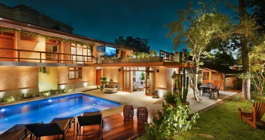 Casa à venda em santana de parnaíba, centro, com 5 suítes, com 695 m², residencial quatro