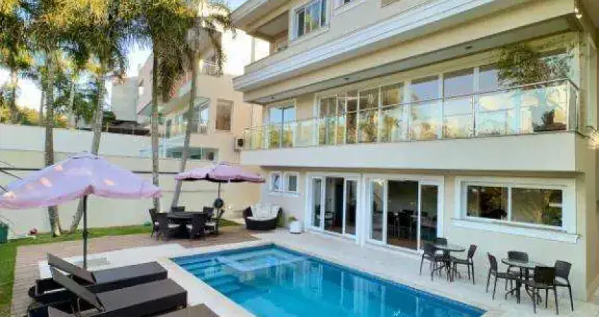 Casa à venda e para alugar em santana de parnaíba, alphaville, com 4 suítes, com 492 m², gênesis 2