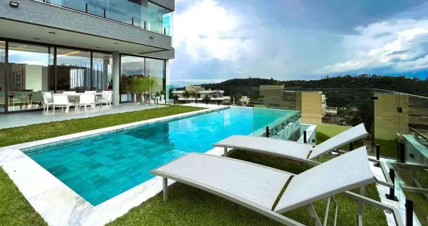 Casa à venda em santana de parnaíba, alphaville, com 4 suítes, com 490 m², gênesis 2