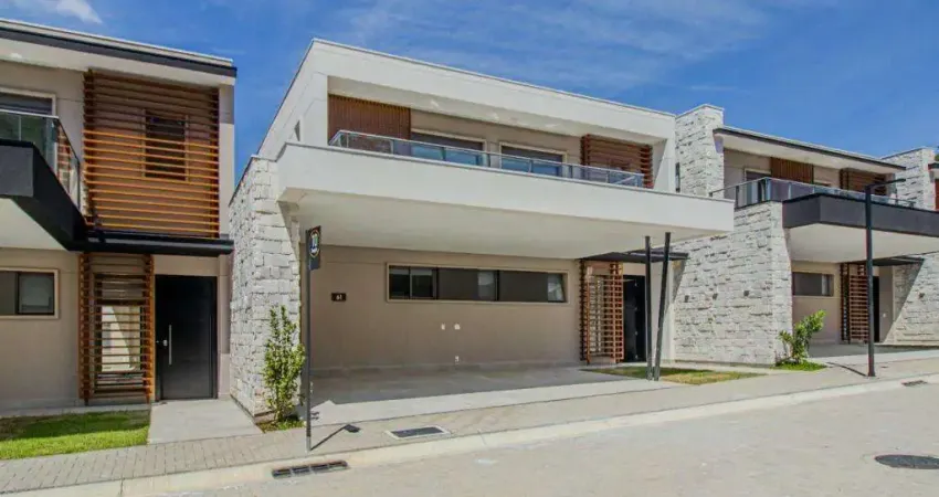 Casa à venda em santana de parnaíba, alphaville, com 3 suítes, com 310 m², condomínio singular