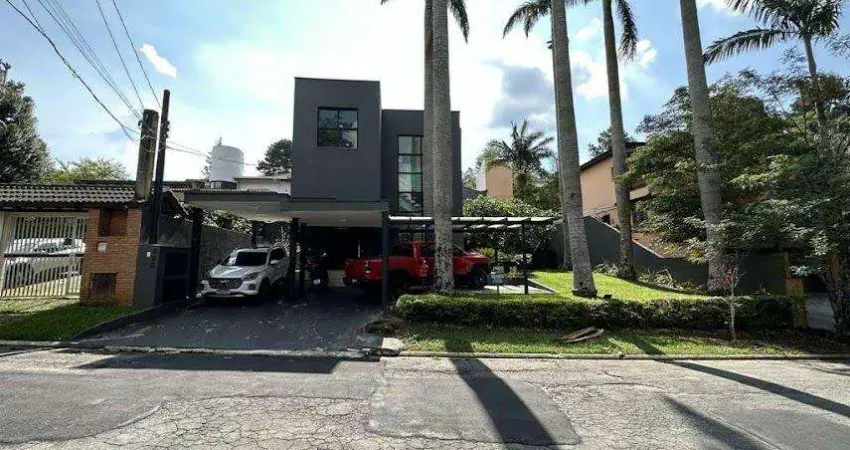 Casa à venda em jandira, nova higienópolis, com 3 suítes, com 460 m², nova higienópolis
