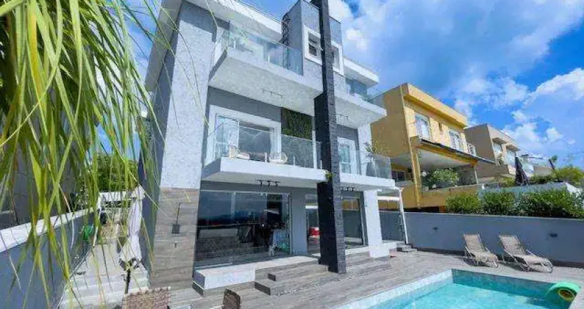 Casa à venda em santana de parnaíba, alphaville, com 4 suítes, com 480 m², gênesis 1