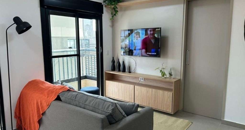 Apartamento com 1 dormitório para alugar, 40 m² por R$ 6.000/mês - Alphaville - Barueri/SP