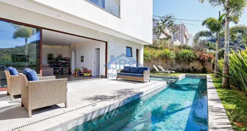 Casa à venda em santana de parnaíba, alphaville, com 4 suítes, com 495 m², residencial alphasitio