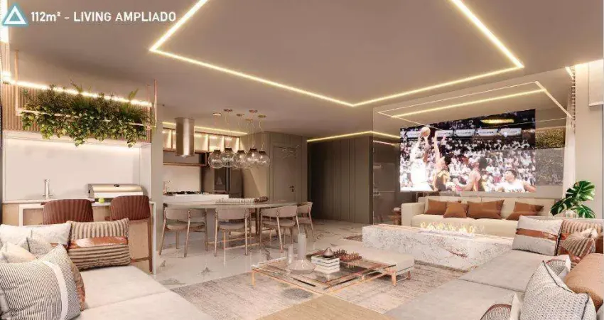 Apartamento à venda em barueri, alphaville empresarial, com 3 suítes, com 112 m²