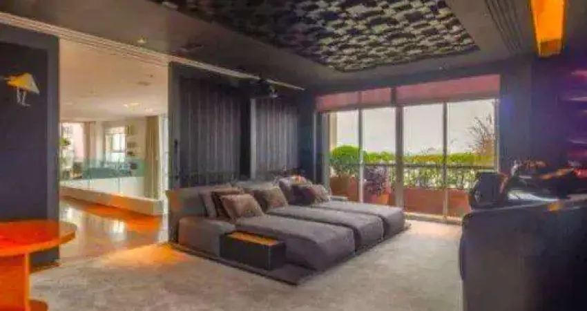 Cobertura à venda em são paulo, campo belo, com 4 suítes, com 531 m², condomínio edificio camarotte