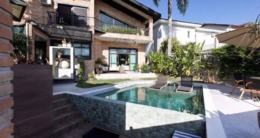 Casa à venda em santana de parnaíba, alphaville, com 4 suítes, com 490 m², residencial onze