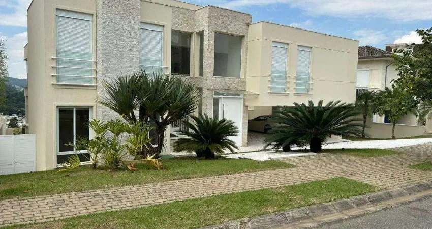 Casa para alugar em santana de parnaíba, tamboré, com 4 suítes, com 592 m², tamboré dez