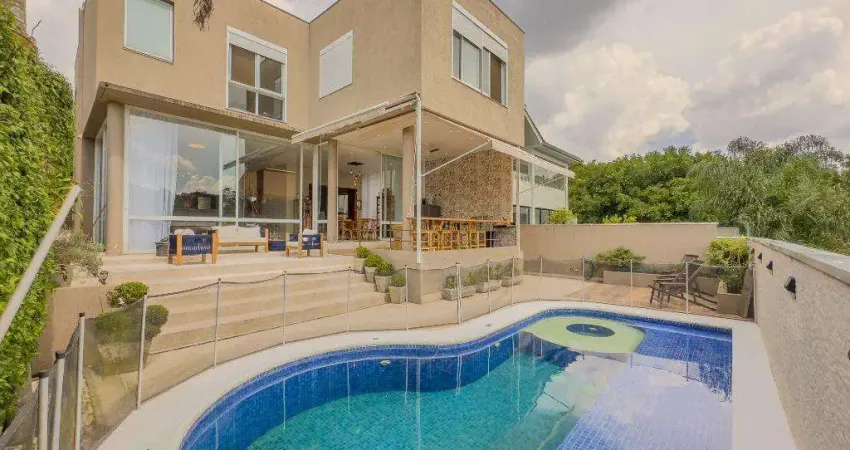 Casa à venda em santana de parnaíba, alphaville, com 4 suítes, com 417 m², gênesis 1