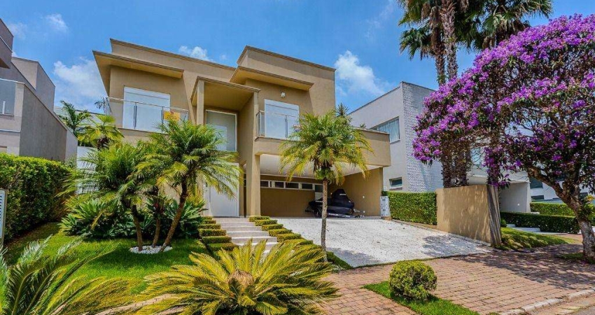 Casa à venda em santana de parnaíba, alphaville, com 5 suítes, com 340 m², gênesis 1