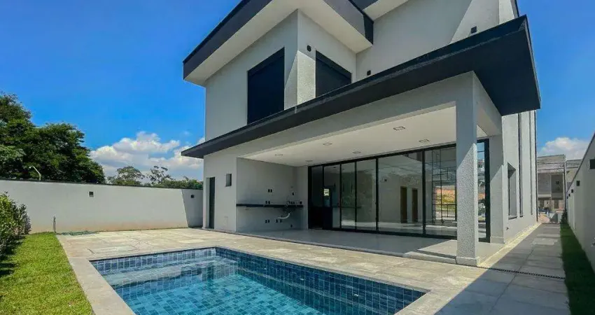 Casa à venda em santana de parnaíba, sítio do rosário, com 3 suítes, com 273 m², reserva santa anna