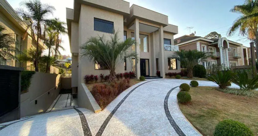Casa à venda em santana de parnaíba, tamboré, com 5 suítes, com 750 m², tamboré três