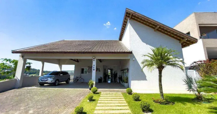 Casa à venda em jandira, jardim do golf i, com 3 suítes, com 390 m², condomínio santa maria