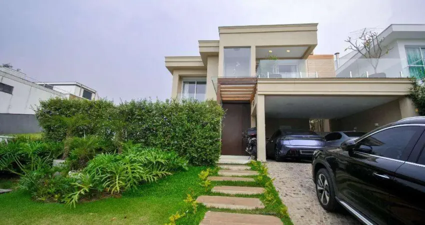 Casa à venda e para alugar em santana de parnaíba, alphaville, com 4 suítes, com 490 m², gênesis 2