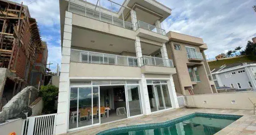 Sobrado à venda em santana de parnaíba, alphaville, com 4 suítes, com 425 m²