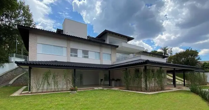 Sobrado à venda em cotia, granja viana ii, com 5 suítes, com 735 m², condomínio granja viana 2