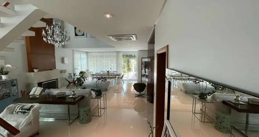 Casa à venda em santana de parnaíba, alphaville, com 4 suítes, com 400 m², gênesis 1