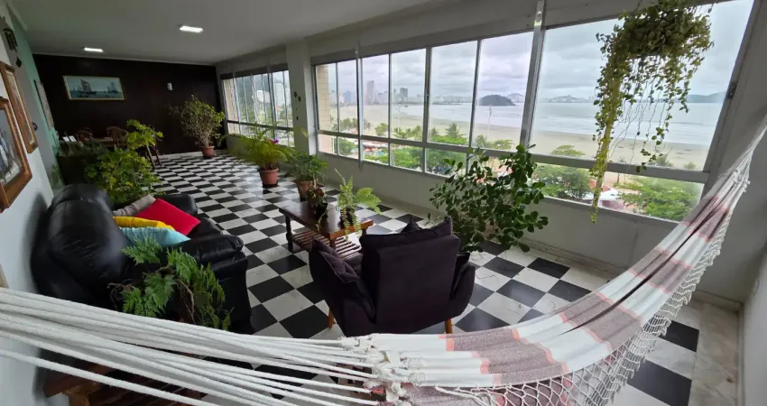 Apartamento de frente para a praia 3 quartos 230 metros quadrados. itararé-sv