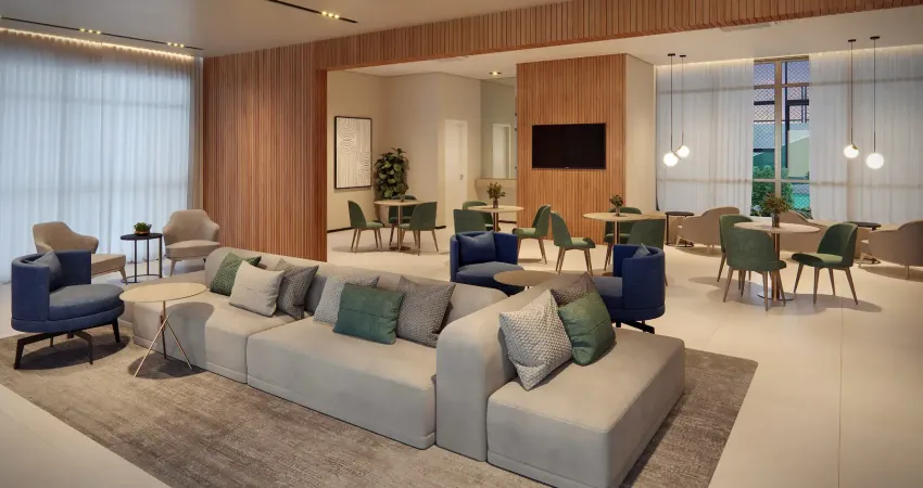 80 m² amplos e bem distribuídos para famílias que buscam mais conforto